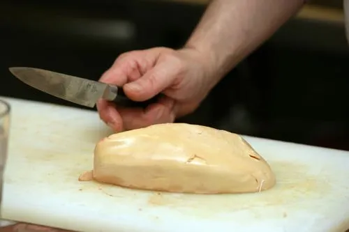 foie gras cru déveiné